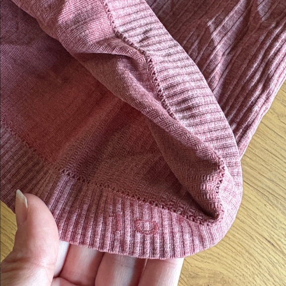 Lululemon Ribbed Pink Tank Top with Racerback - Picture 3 of 5